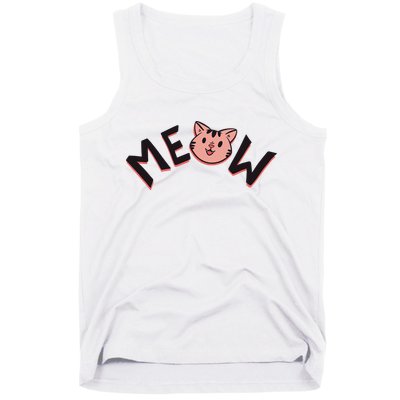 Meow Kitten Face Tank Top