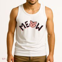 Meow Kitten Face Tank Top