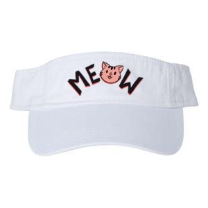 Meow Kitten Face Valucap Bio-Washed Visor