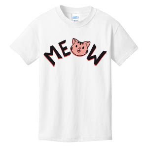 Meow Kitten Face Kids T-Shirt