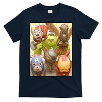 Meow Superhero Cats Comic Movie Spoof T-Shirt