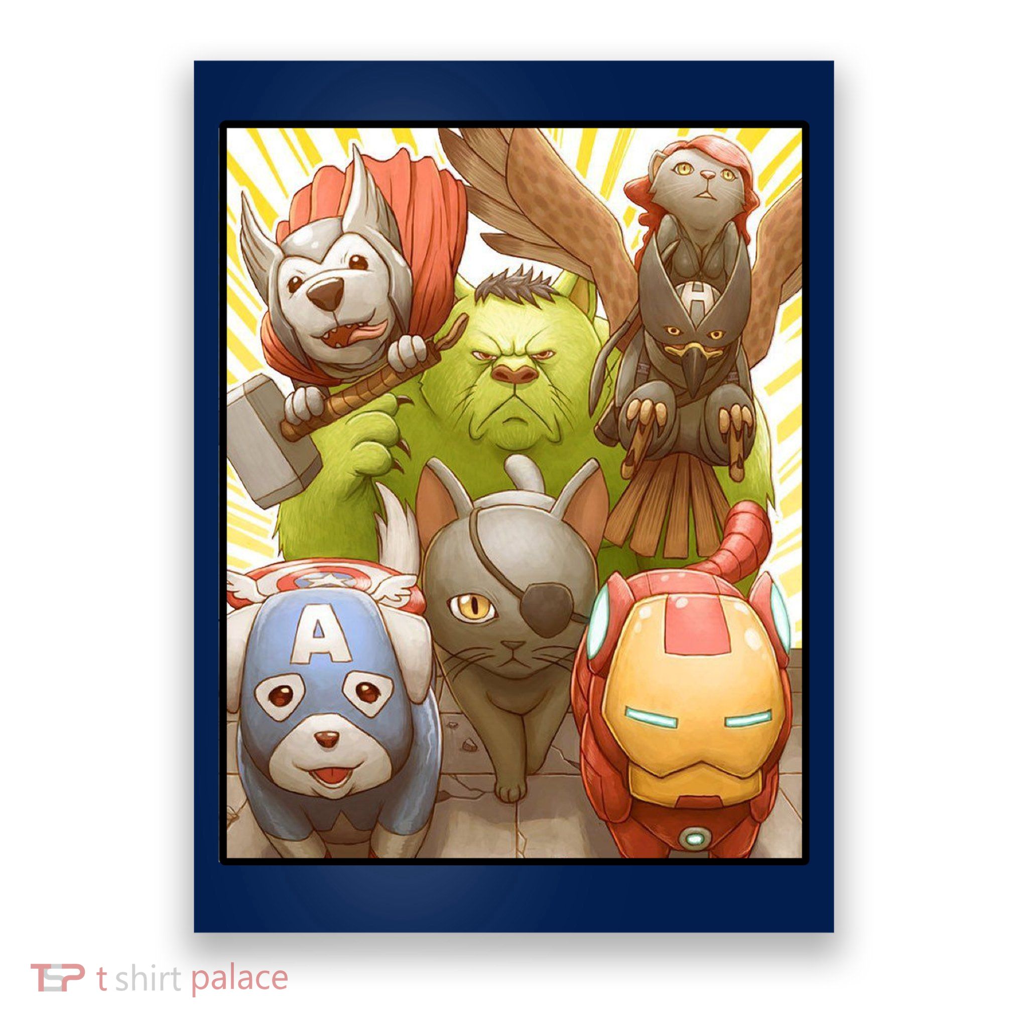 Meow Superhero Cats Comic Movie Spoof Poster