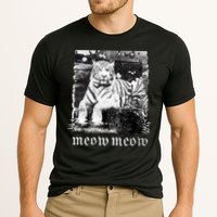 Meow Tiger Glitch Cooling Performance Crew T-Shirt