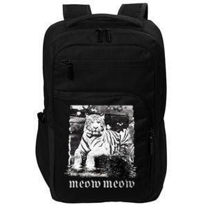 Meow Tiger Glitch Impact Tech Backpack