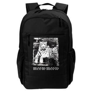 Meow Tiger Glitch Daily Commute Backpack