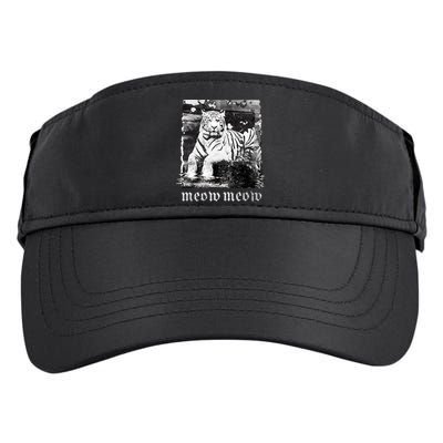 Meow Tiger Glitch Adult Drive Performance Visor
