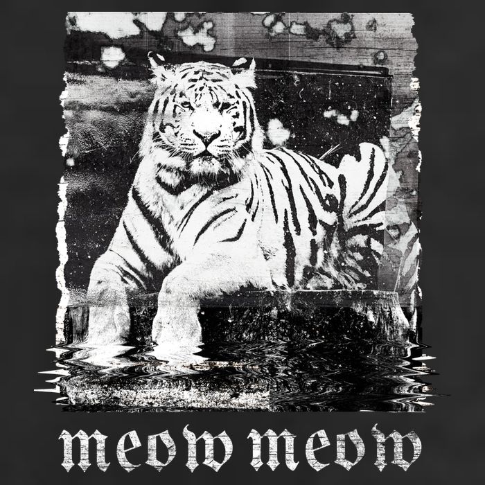 Meow Tiger Glitch 25L Jumbo Tote