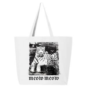 Meow Tiger Glitch 25L Jumbo Tote