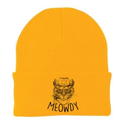 Meowdy Texas Cat Knit Cap Winter Beanie