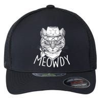 Meowdy Texas Cat Flexfit Unipanel Trucker Cap