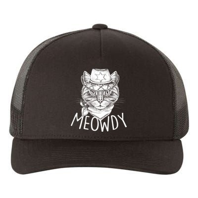 Meowdy Texas Cat Yupoong Adult 5-Panel Trucker Hat