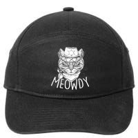 Meowdy Texas Cat 7-Panel Snapback Hat