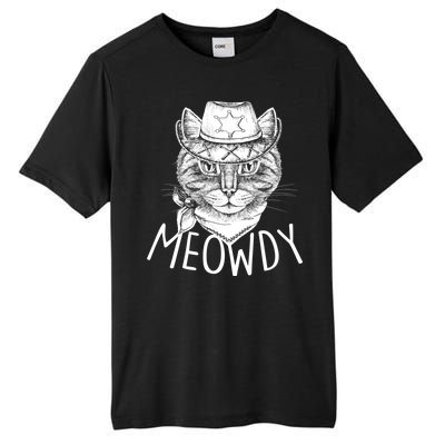 Meowdy Texas Cat Tall Fusion ChromaSoft Performance T-Shirt