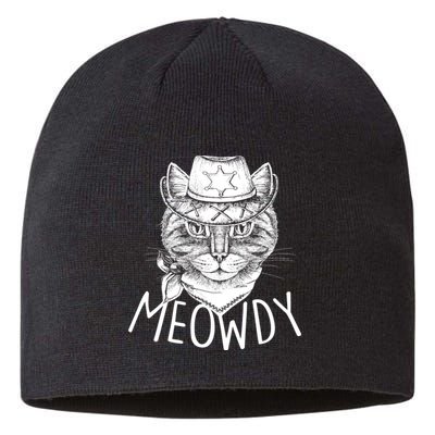 Meowdy Texas Cat Sustainable Beanie