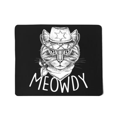 Meowdy Texas Cat Mousepad