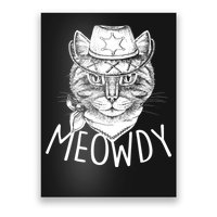 Meowdy Texas Cat Poster