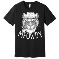 Meowdy Texas Cat Premium T-Shirt