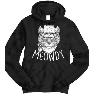 Meowdy Texas Cat Tie Dye Hoodie