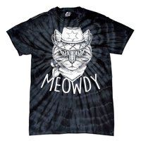 Meowdy Texas Cat Tie-Dye T-Shirt