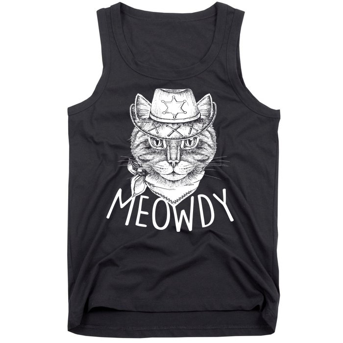 Meowdy Texas Cat Tank Top