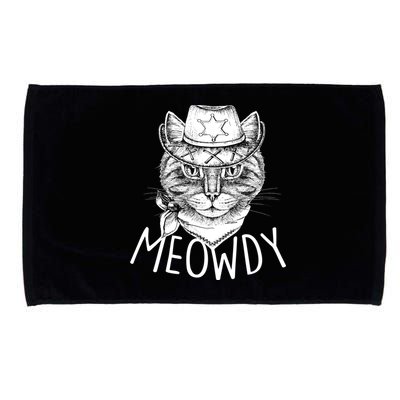 Meowdy Texas Cat Microfiber Hand Towel