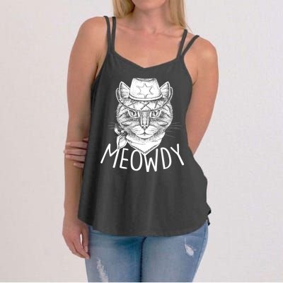 Meowdy Texas Cat Women's Strappy Tank