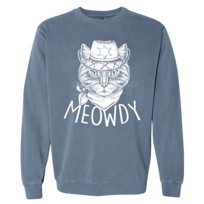 Meowdy Texas Cat Garment-Dyed Sweatshirt