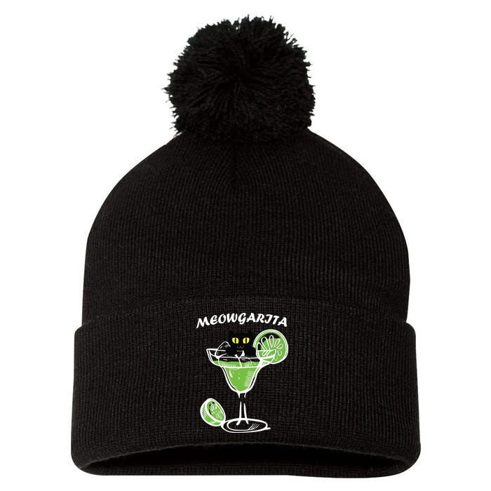 Meowgartia Pom Pom 12in Knit Beanie