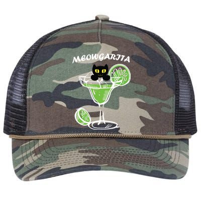 Meowgartia Retro Rope Trucker Hat Cap