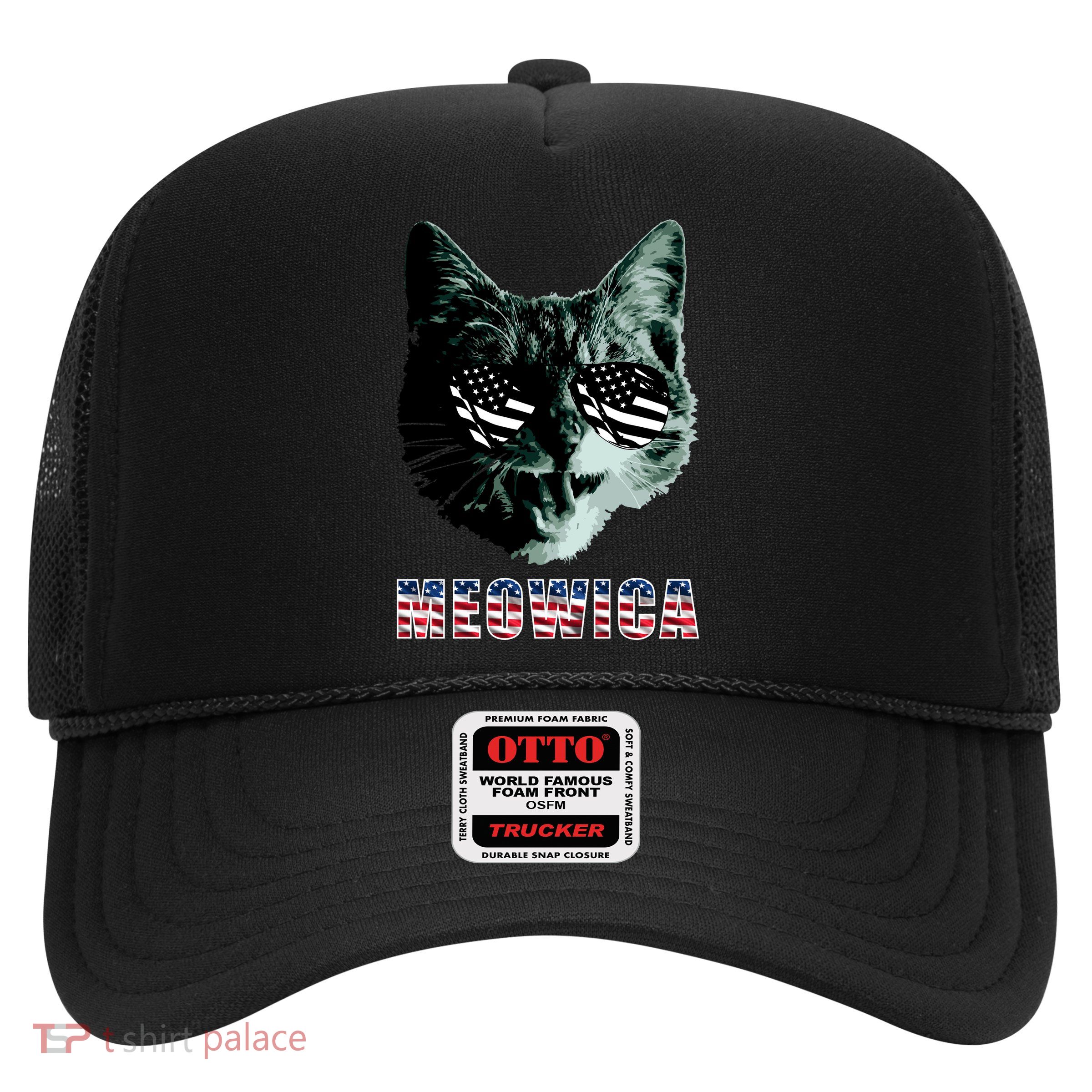 Meowica USA Cat Trucker Hat