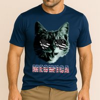 Meowica USA Cat Cooling Performance Crew T-Shirt