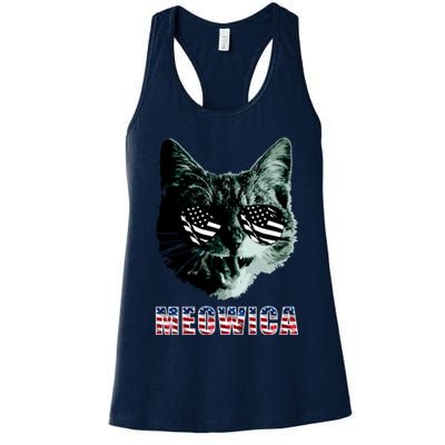 Meowica USA Cat Womens Tank Top