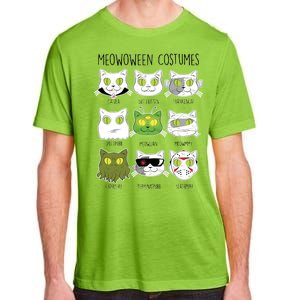 Meowoween Costumes Funny Cat Halloween Adult ChromaSoft Performance T-Shirt