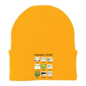 Meowoween Costumes Funny Cat Halloween Knit Cap Winter Beanie