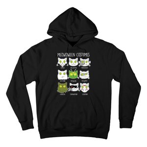 Meowoween Costumes Funny Cat Halloween Hoodie