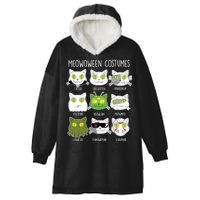 Meowoween Costumes Funny Cat Halloween Hooded Wearable Blanket