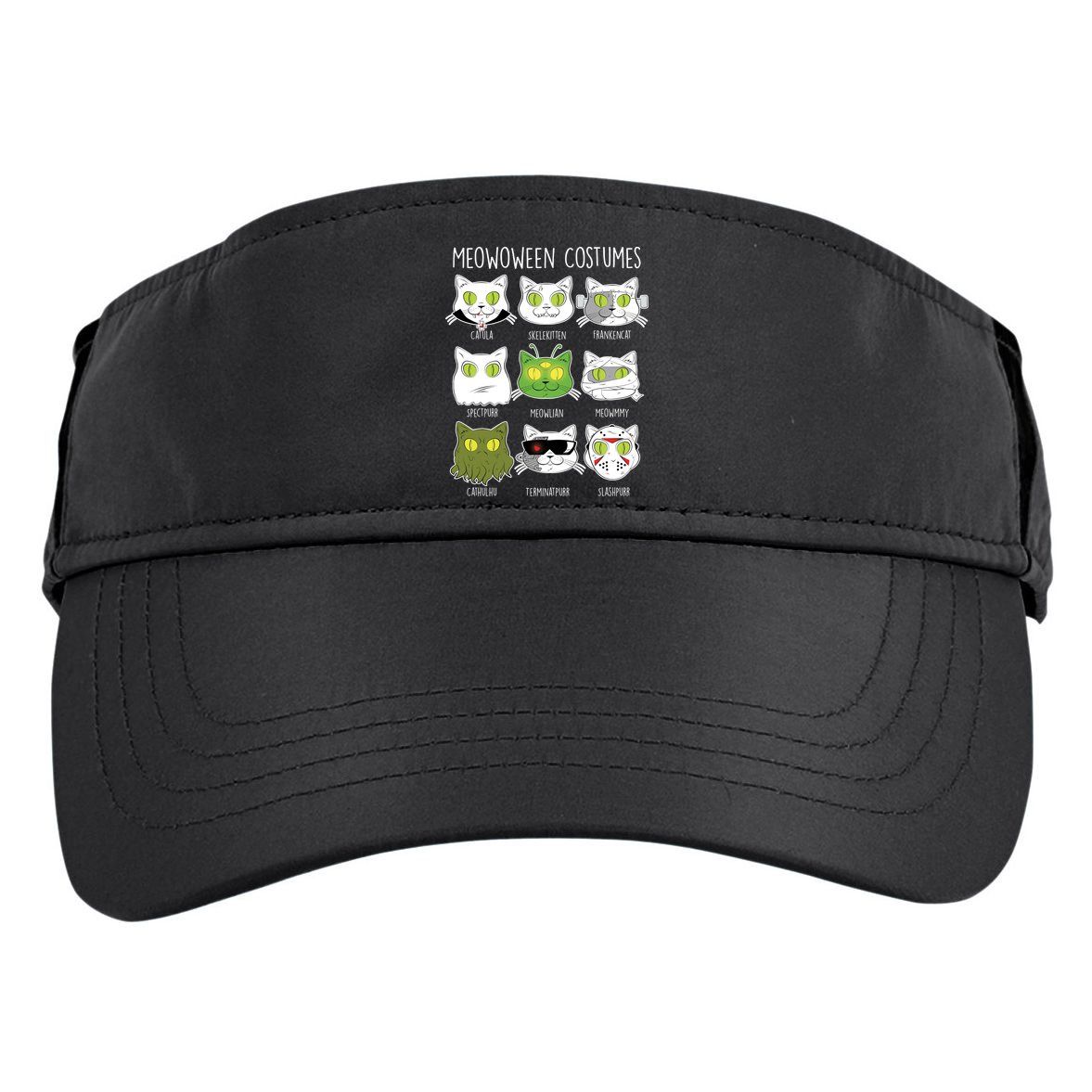 Meowoween Costumes Funny Cat Halloween Adult Drive Performance Visor