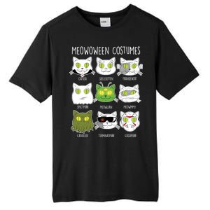 Meowoween Costumes Funny Cat Halloween Tall Fusion ChromaSoft Performance T-Shirt