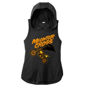 Meowtor Cross Ladies PosiCharge Tri-Blend Wicking Draft Hoodie Tank