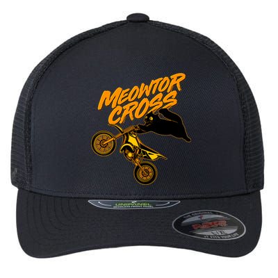 Meowtor Cross Flexfit Unipanel Trucker Cap