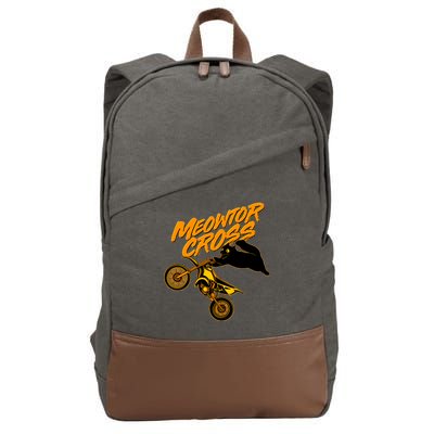 Meowtor Cross Cotton Canvas Backpack