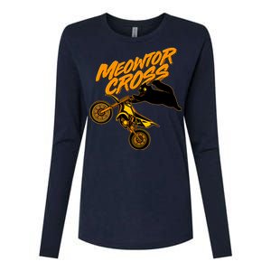 Meowtor Cross Womens Cotton Relaxed Long Sleeve T-Shirt