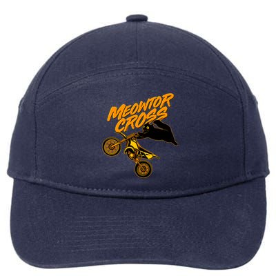 Meowtor Cross 7-Panel Snapback Hat