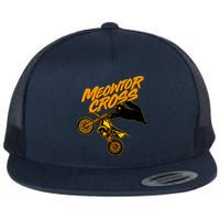 Meowtor Cross Flat Bill Trucker Hat