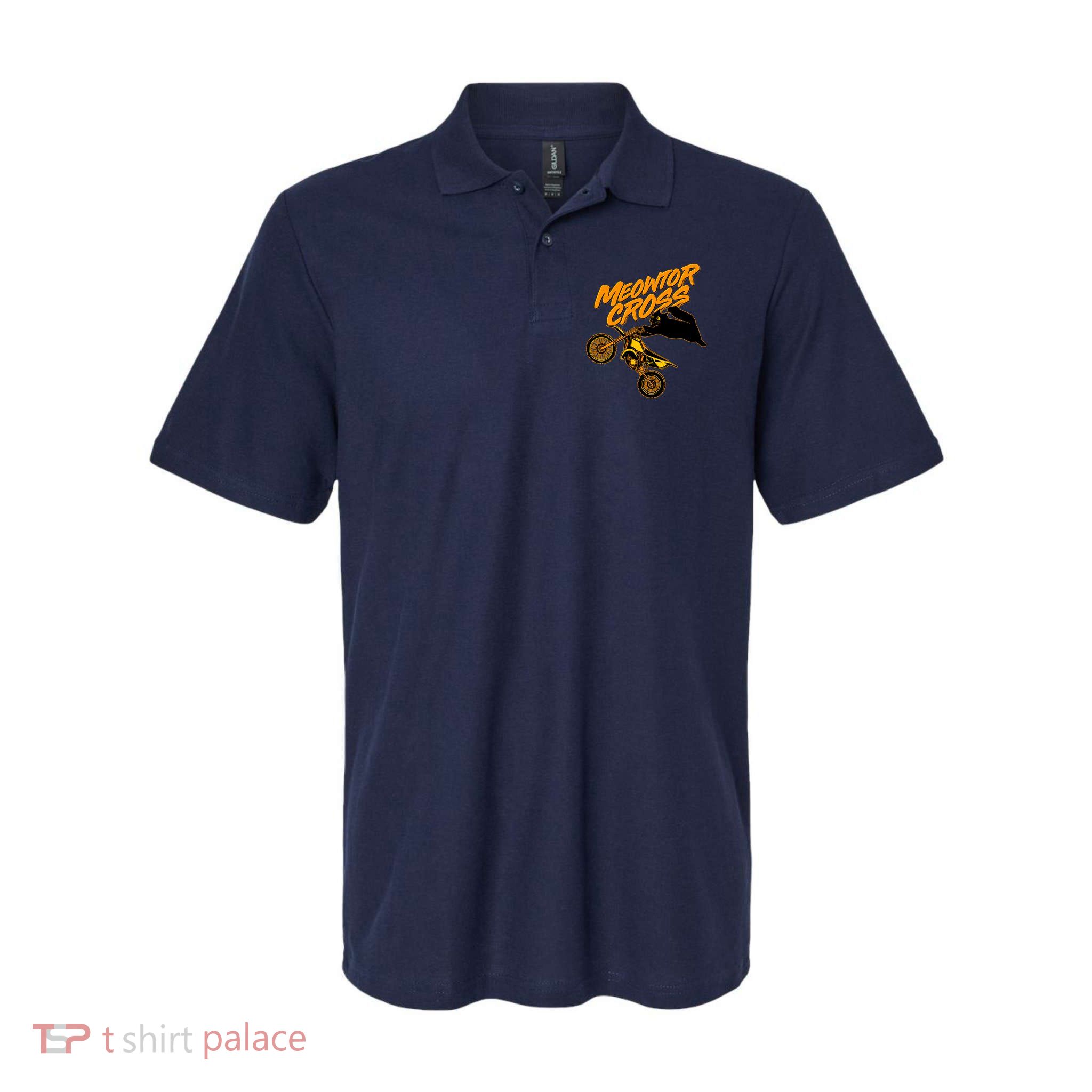 Meowtor Cross Softstyle Adult Sport Polo