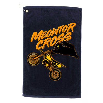 Meowtor Cross Golf Towel
