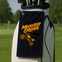 Meowtor Cross Golf Towel