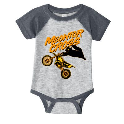 Meowtor Cross Infant Baby Jersey Bodysuit