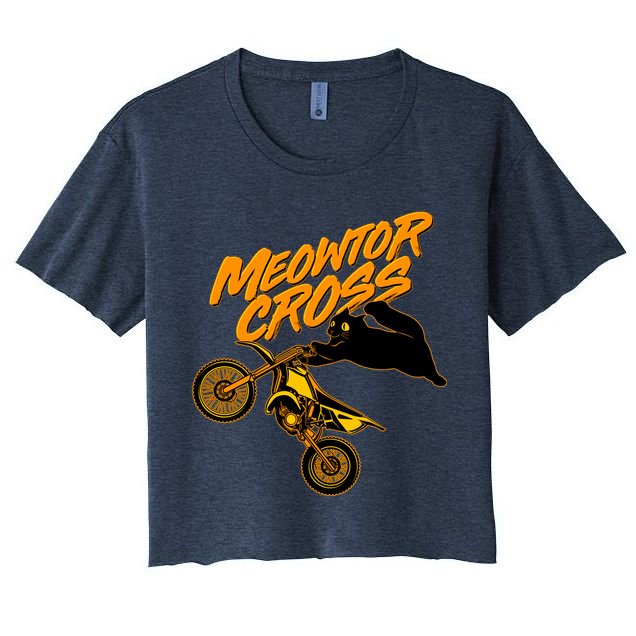 Meowtor Cross Crop Top