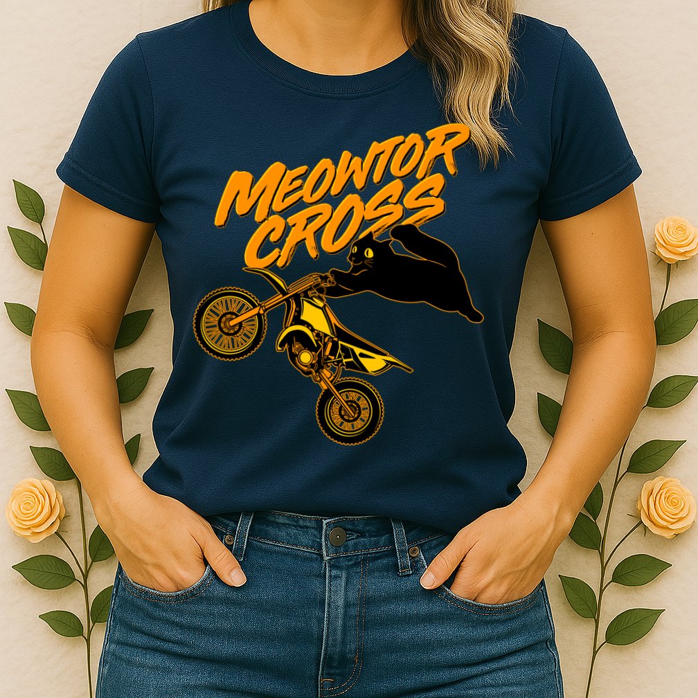 Meowtor Cross Womens T-Shirt